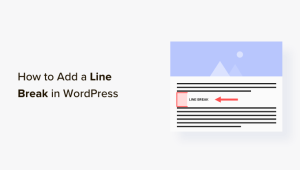 Read more about the article Como adicionar uma quebra de linha no WordPress (novo espaçamento de linha)