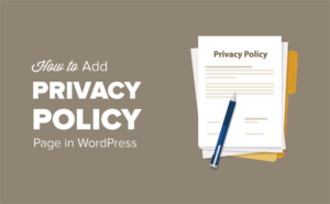 Read more about the article Como adicionar uma política de privacidade no WordPress