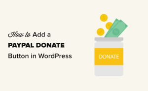 Read more about the article Como adicionar um botão de doação do PayPal no WordPress (3 métodos)