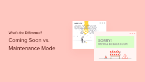 Read more about the article Coming Soon vs Maintenance Mode: Qual é a diferença (explicada)